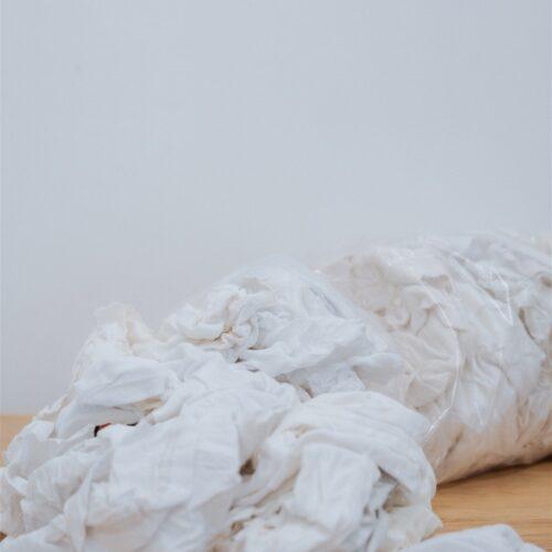 White T-Shirt Rags (2kg)