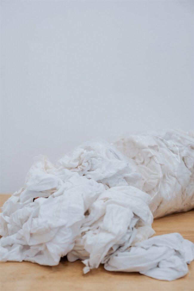 White T-Shirt Rags (2kg)